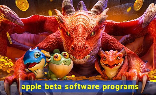 apple beta software programs