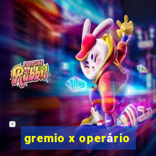 gremio x operário