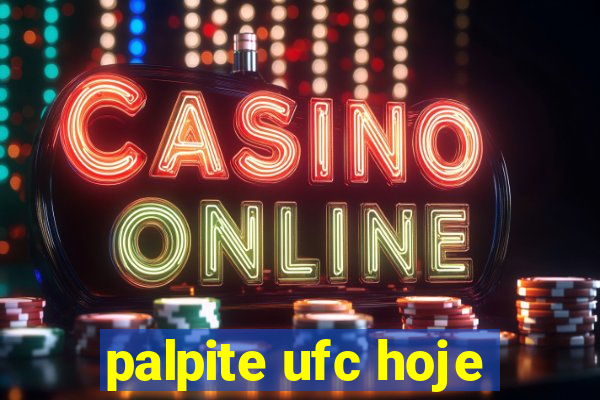 palpite ufc hoje