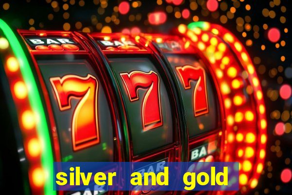 silver and gold slot machine