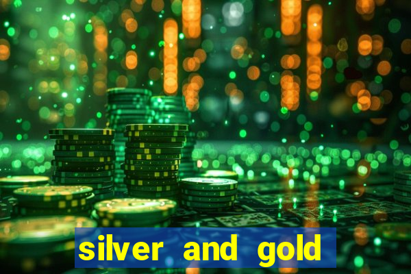 silver and gold slot machine