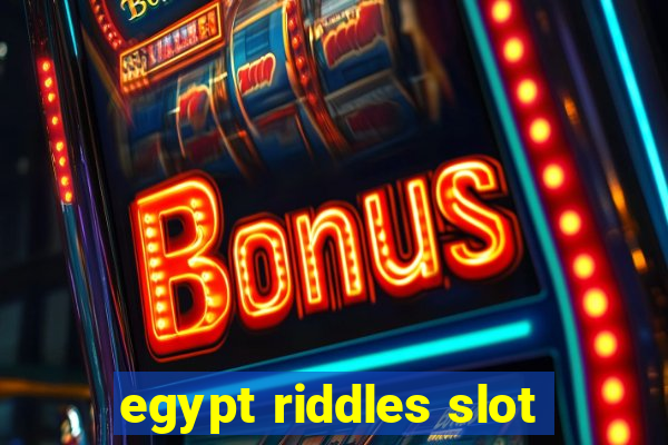 egypt riddles slot