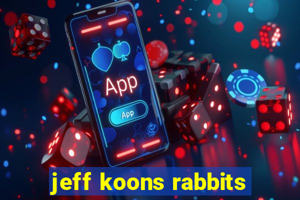 jeff koons rabbits