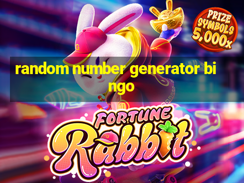 random number generator bingo