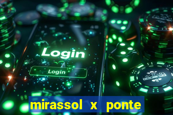 mirassol x ponte preta palpite