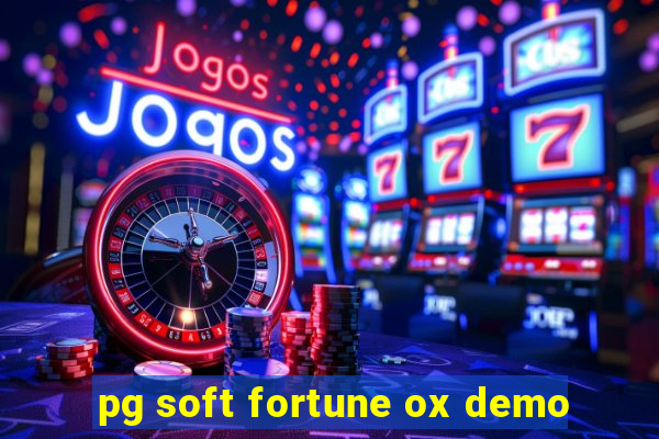 pg soft fortune ox demo