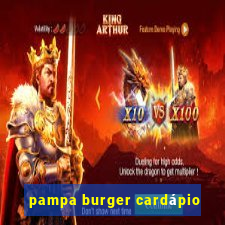 pampa burger cardápio