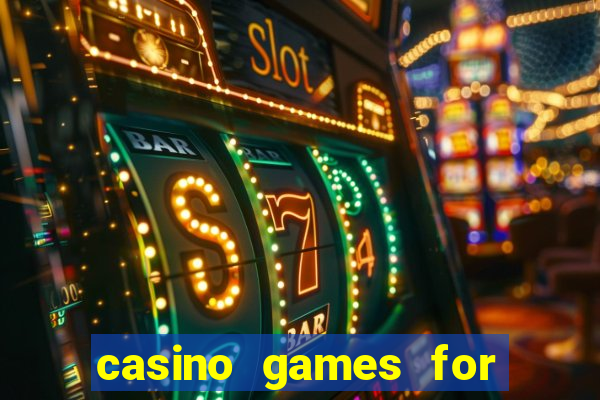 casino games for real cash