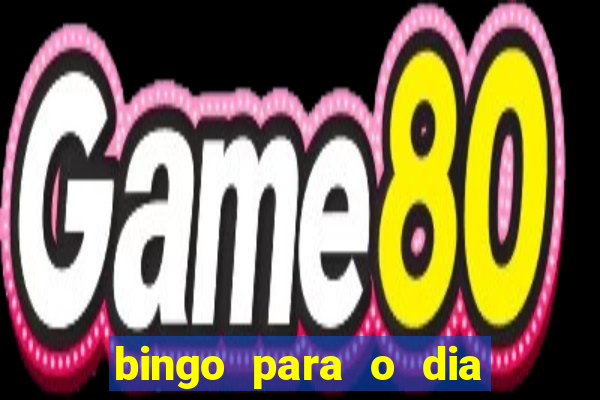 bingo para o dia da mulher