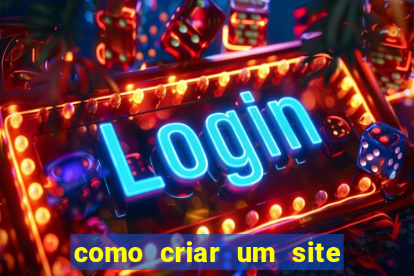 como criar um site de jogos