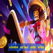 como criar um site de jogos