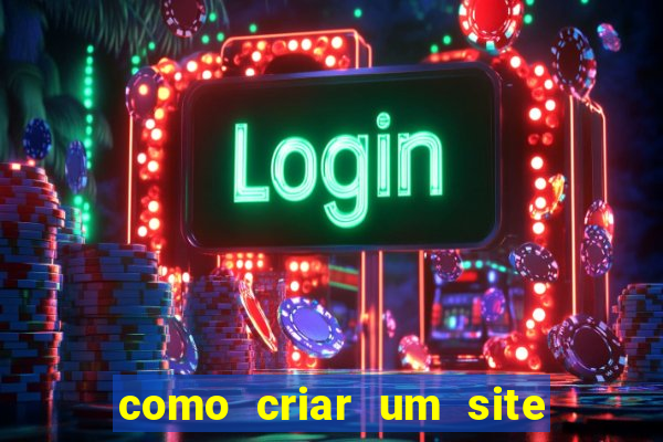 como criar um site de jogos