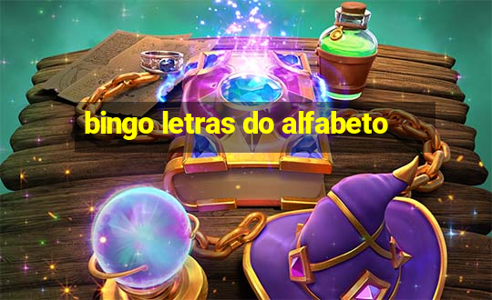 bingo letras do alfabeto