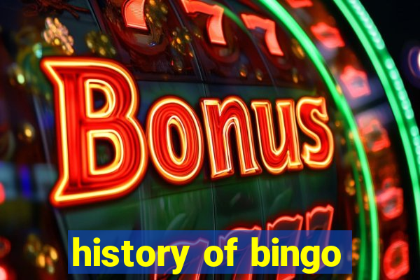 history of bingo