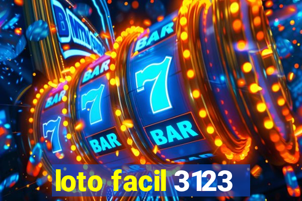 loto facil 3123