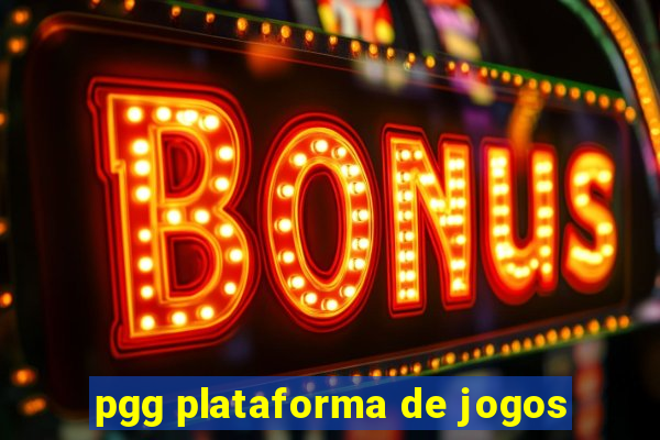 pgg plataforma de jogos