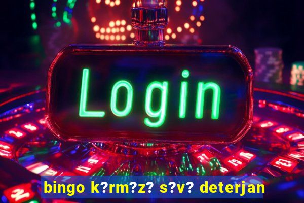 bingo k?rm?z? s?v? deterjan