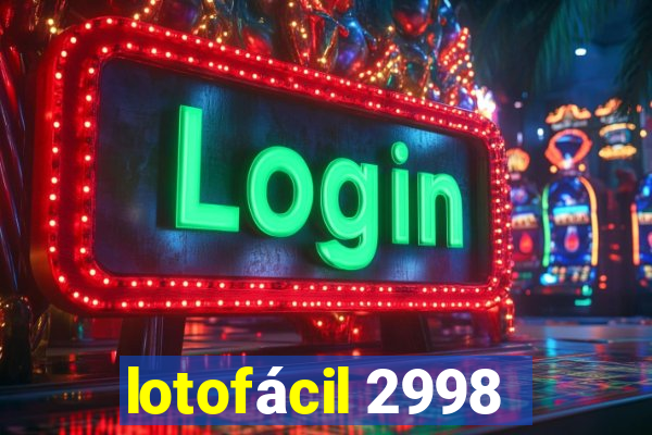 lotofácil 2998