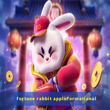 fortune rabbit appInformational