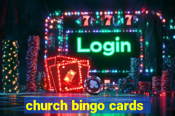 church bingo cards