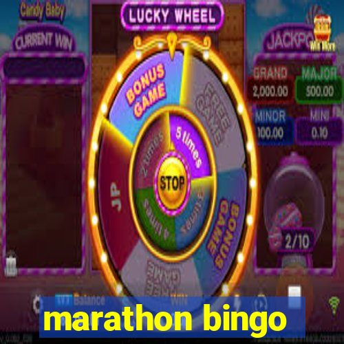 marathon bingo