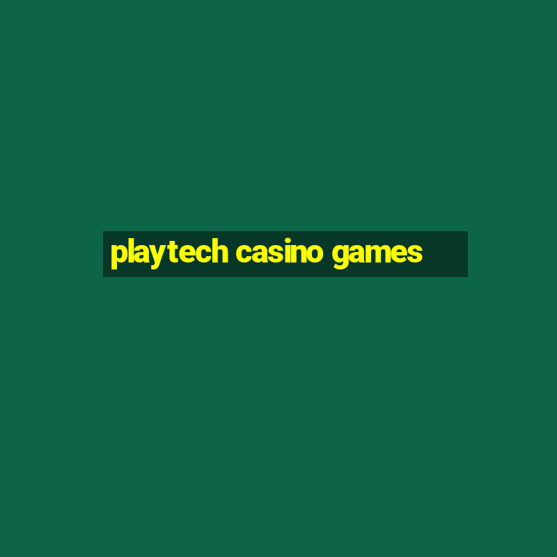 playtech casino games