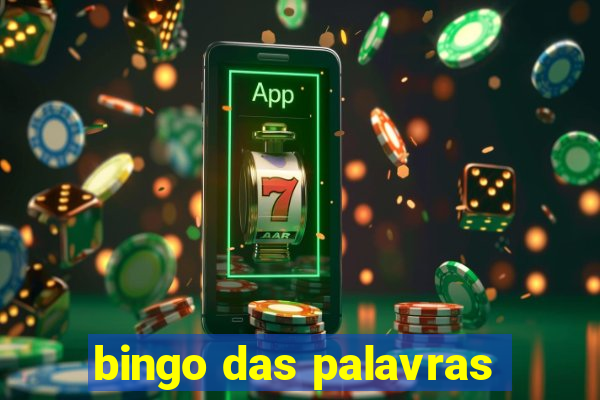 bingo das palavras