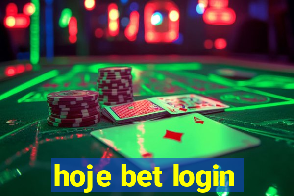 hoje bet login