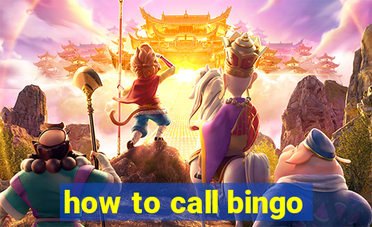 how to call bingo