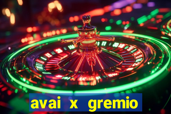 avai x gremio novorizontino palpite