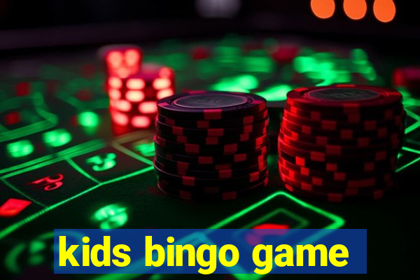 kids bingo game