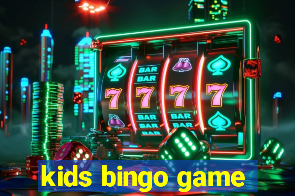 kids bingo game