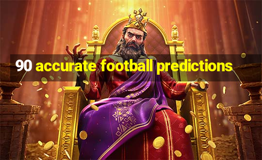 90 accurate football predictions