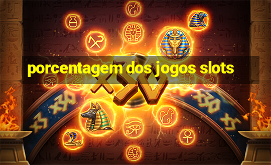 porcentagem dos jogos slots