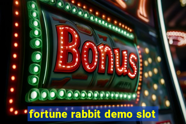 fortune rabbit demo slot