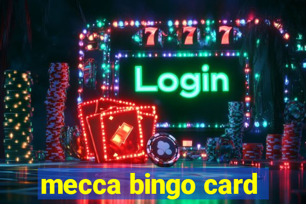 mecca bingo card