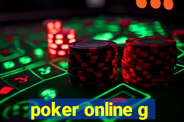 poker online g