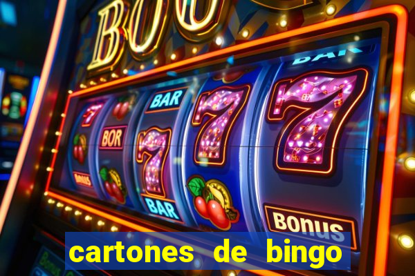 cartones de bingo para imprimir