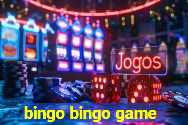 bingo bingo game