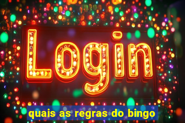 quais as regras do bingo