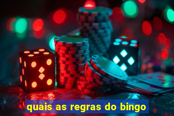 quais as regras do bingo