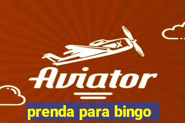 prenda para bingo