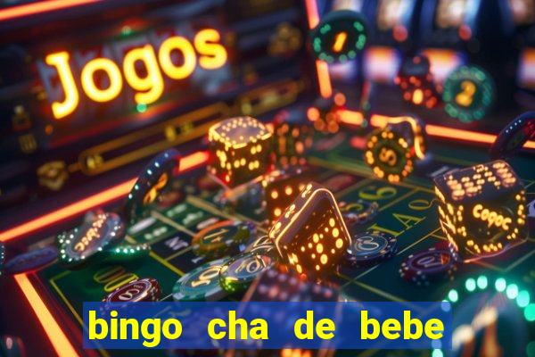 bingo cha de bebe cartelas para imprimir