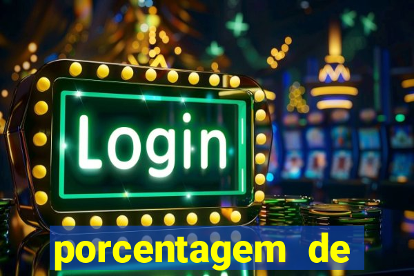 porcentagem de pagamento dos slots