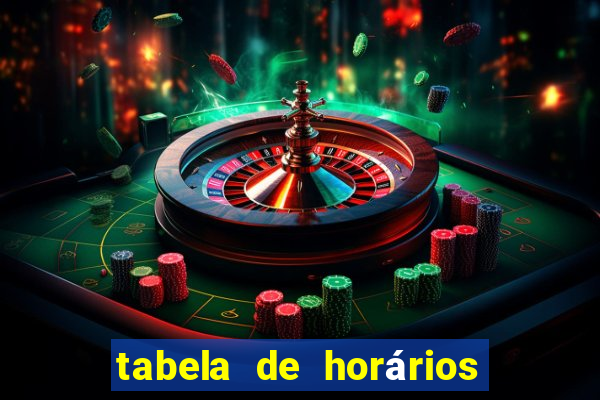 tabela de horários fortune tiger