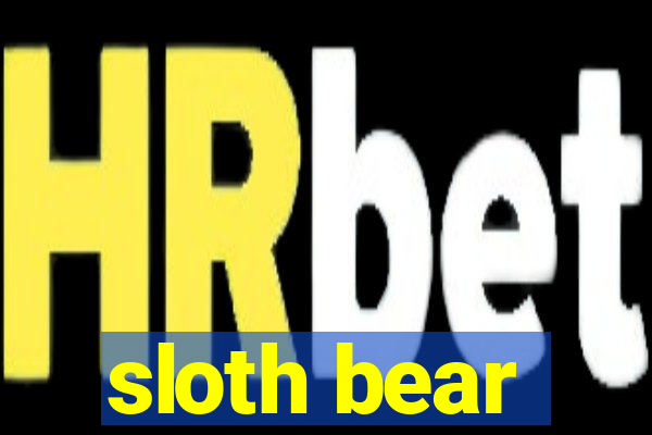 sloth bear