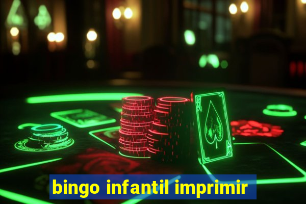 bingo infantil imprimir