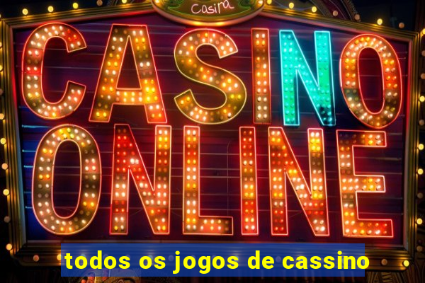 todos os jogos de cassino