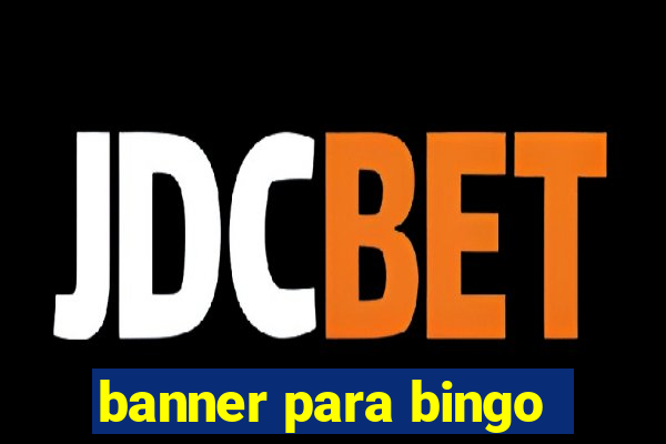 banner para bingo