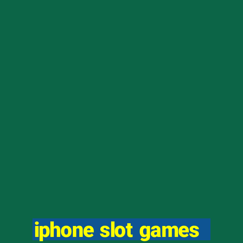 iphone slot games